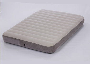 เตียงนอนเดินทางพองลมขนาดมาตรฐาน CE / ISO รับรอง Flocking วัสดุพีวีซี ผู้ผลิต